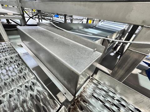 30" wide x 7' long, Stainless Steel Cleated Incline Belt Conveyor, 36" incline discharge section, 6' - Image 5