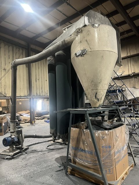 Vecoplan #VAZ-1300-M-XL, plastics shredder, 52" x 58" chamber, 20" diameter rotor, 100 HP, 1.25" screen, w/ - Image 5