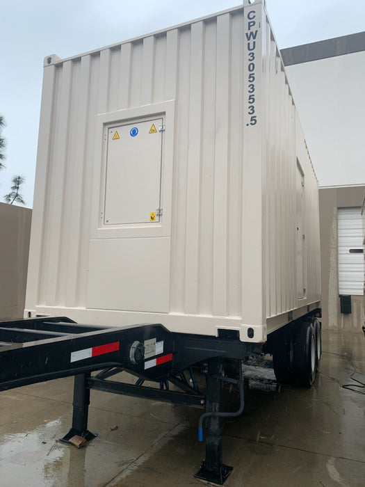King, extendable city chassis trailer, carries 20' or 40' container, 30' closed, 40' extended, 96" wide, 48" - Image 2