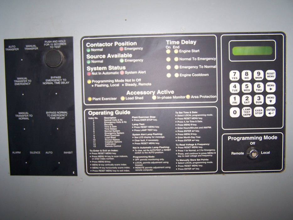 2000 Amp. Kohler, transfer switch, 4 wire, 3 phase, 480 Volts - Image 3