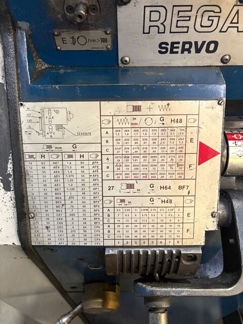 15-1/2" LeBlond #REGAL-SERVO-SHIFT, engine lathe, 9-1/2" swing over cross slide, 12 speeds, 45-1800 RPM, L-1 - Image 7