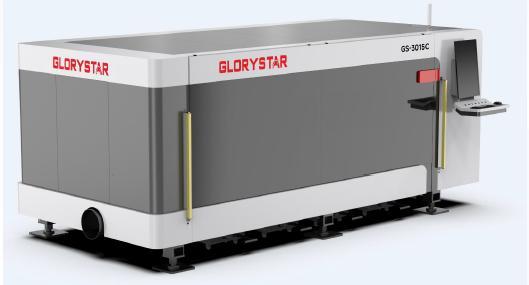 Glorystar #GS-3015C, fiber laser, 6 kW, 10' x 5' working area, 3.3" Z, 1.18" max. cutting thickness, FSCUT - Image 3