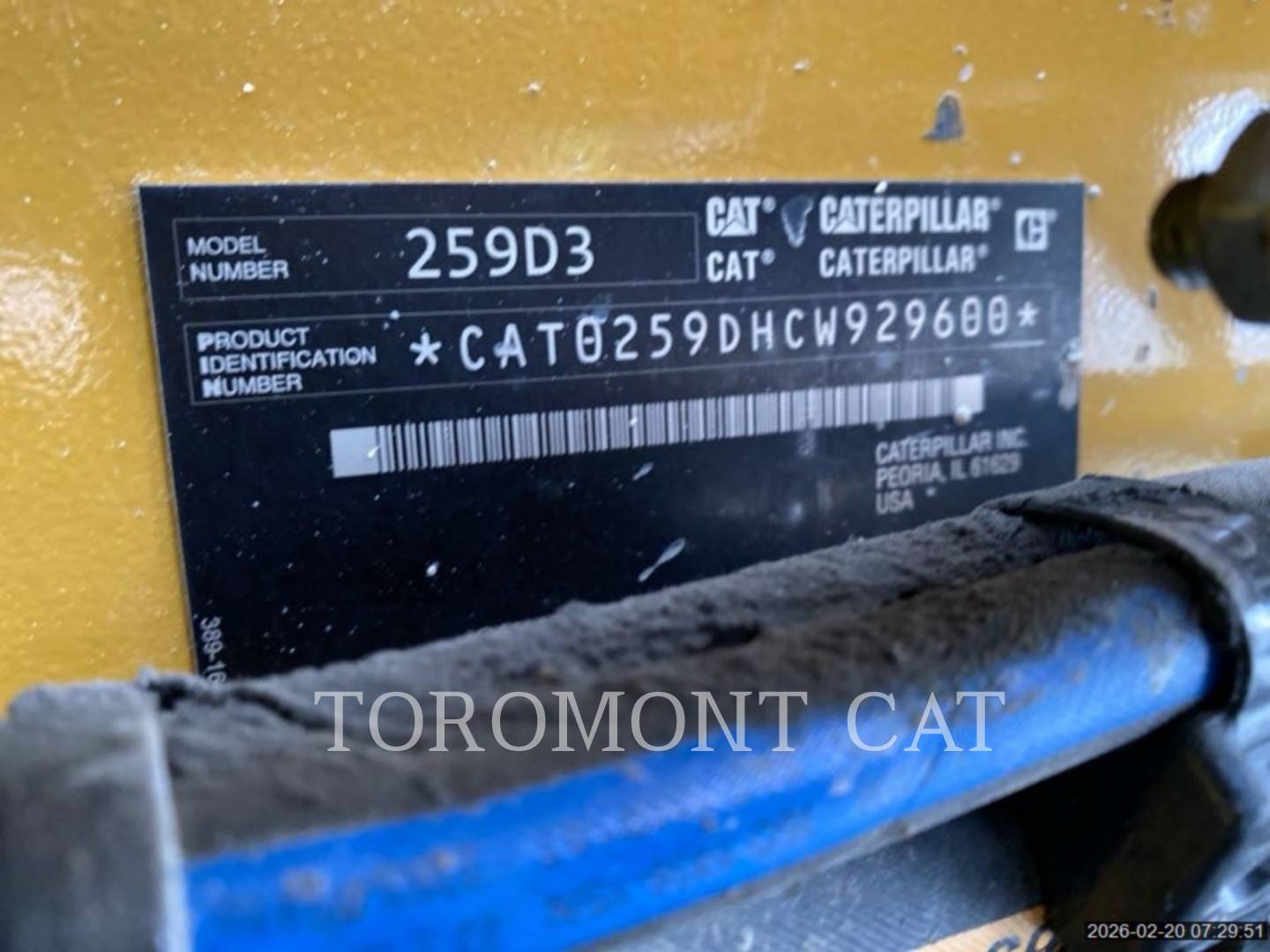 Caterpillar 259D3, 600 hours, S/N: CW929600, 2023 - Image 5