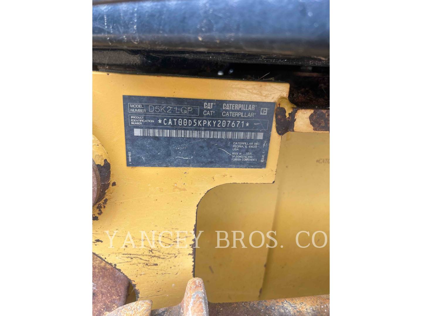 Caterpillar D5K2LGP, 3417 hours, S/N: KY207671, 2019 - Image 6