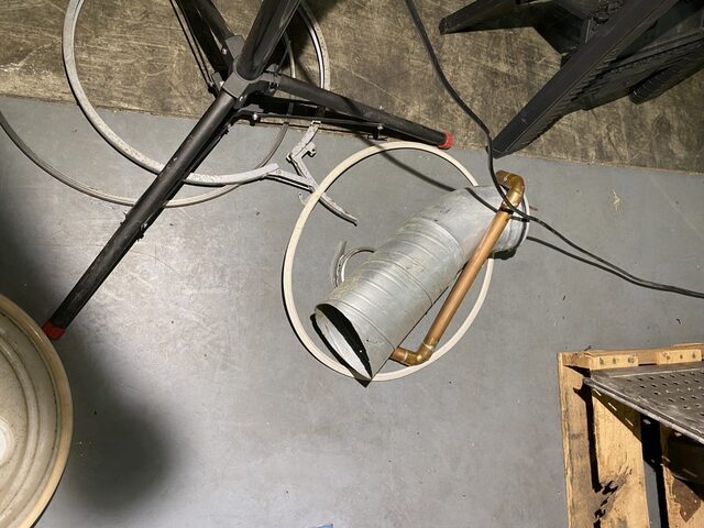 500 cfm Small dust collector with fan, as is - Image 8
