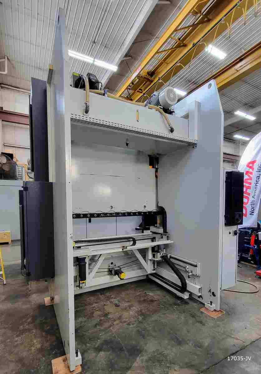 120 Ton, Strippit LVD #120BH08, CNC press brake, 8' overall, 80" between housing, 15.7" stroke, 15.9" throat - Image 3