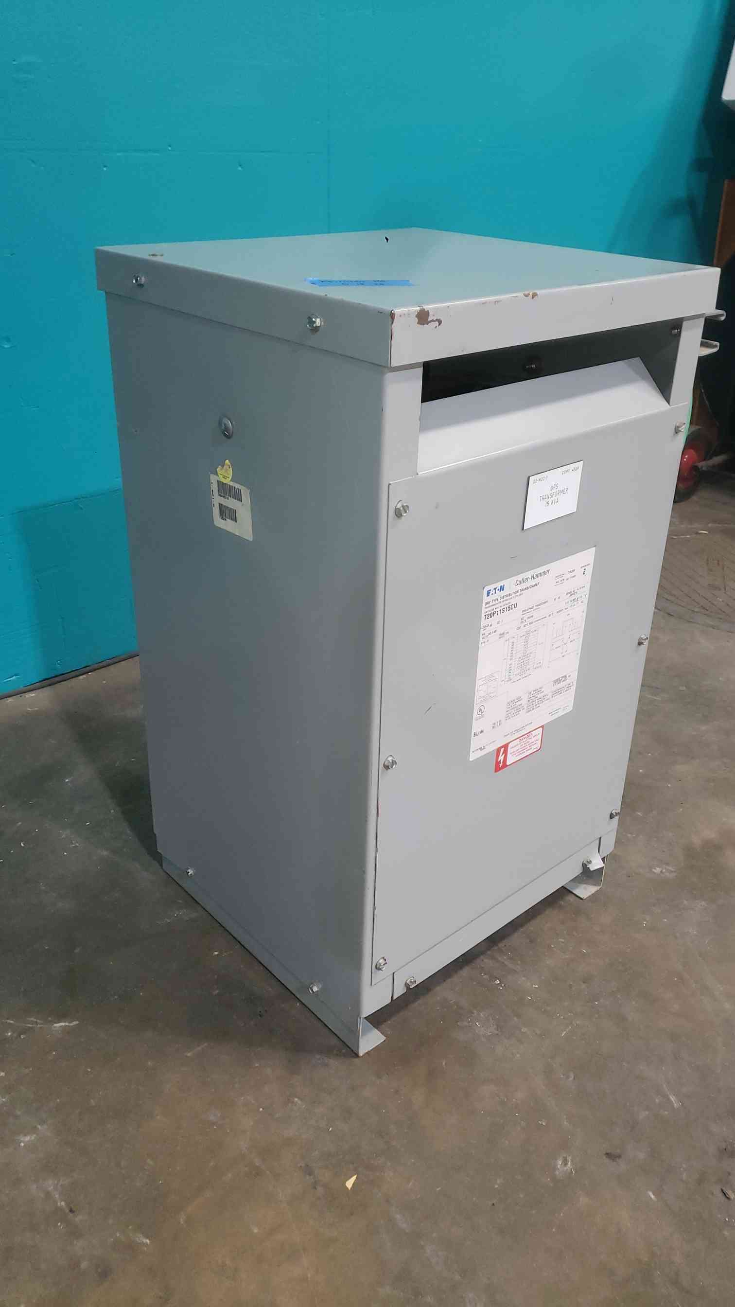 15 KVA 240x480 Primary, 120/240 Secondary, Cutler-Hammer, Dry Type Transformer, 1 Phase, copper, 60 Hz, 150&deg; - Image 8