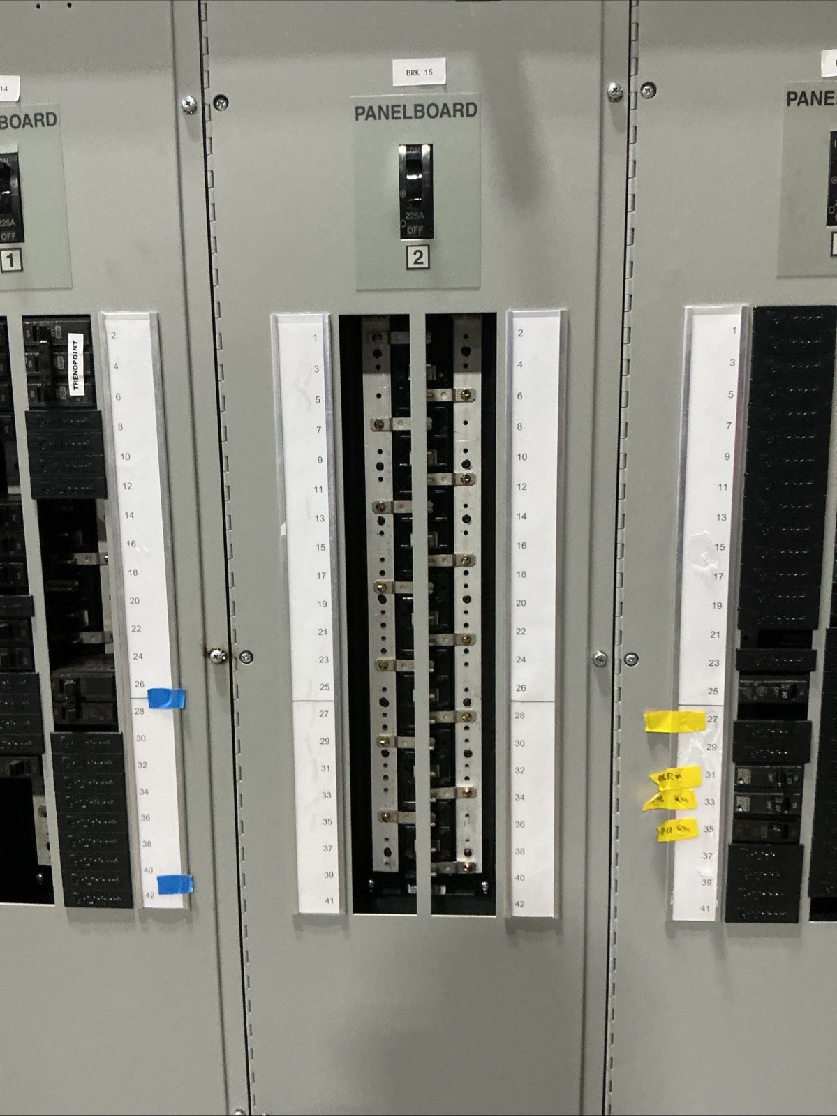 225 KVA Liebert #PPA225C, PDU, 278 Amps, 480 x 208/120 Volts, 3PH, 3 panels, 2 subfeeds - Image 6