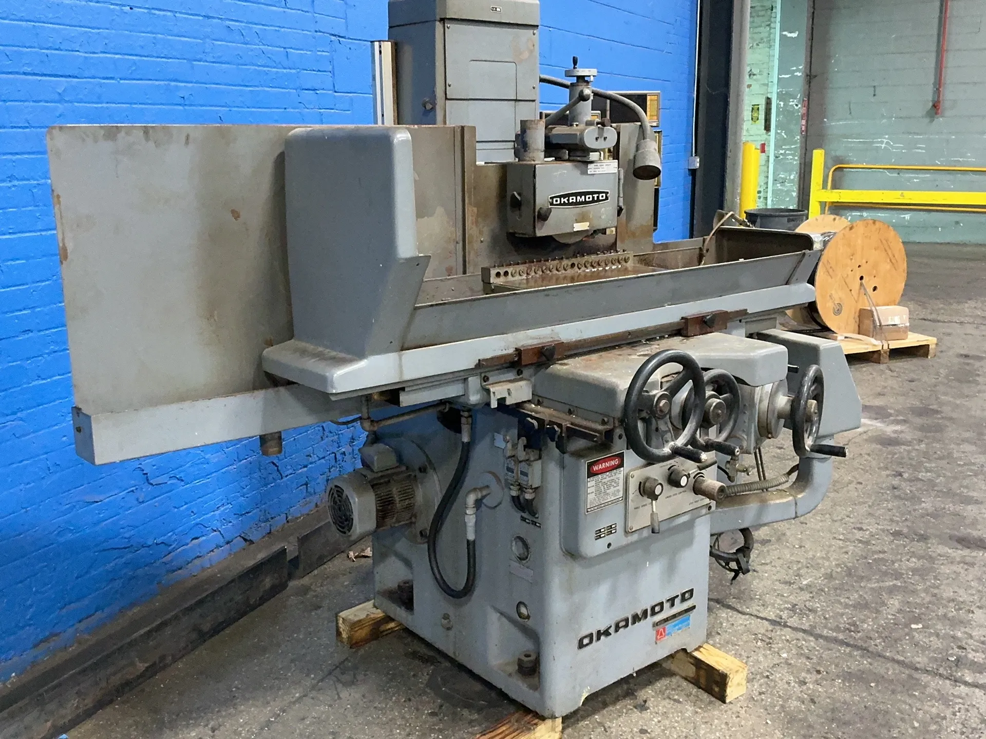 6.5" x 20" Okamoto #820N, surface grinder, 6000 SFPM, 8" x1" wheel, Futaba Pilscale CJX, 4 KVA, 230/460 V., 3 - Image 3