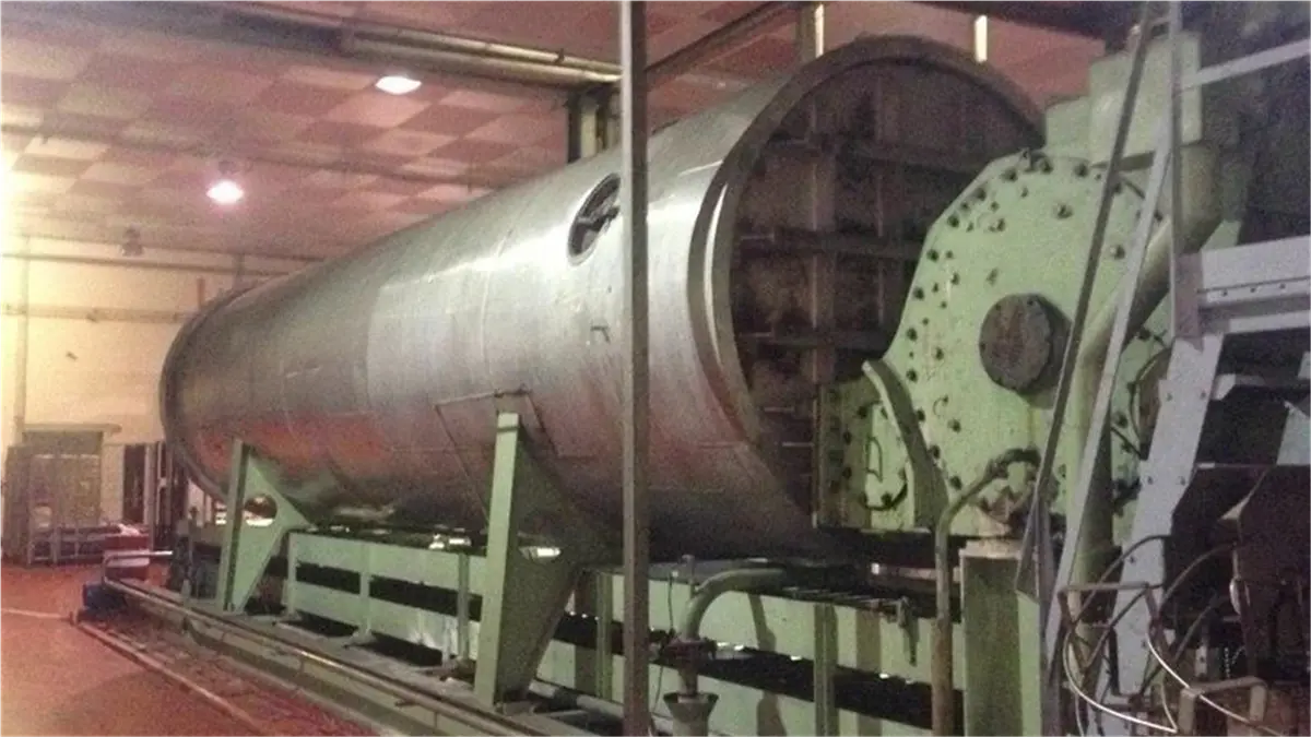 99.2" x 551.2" ACB Hydrolock, continuous horizontal autoclave, 150-250 cans/minute, 15811 gallon, 116 psi - Image 2