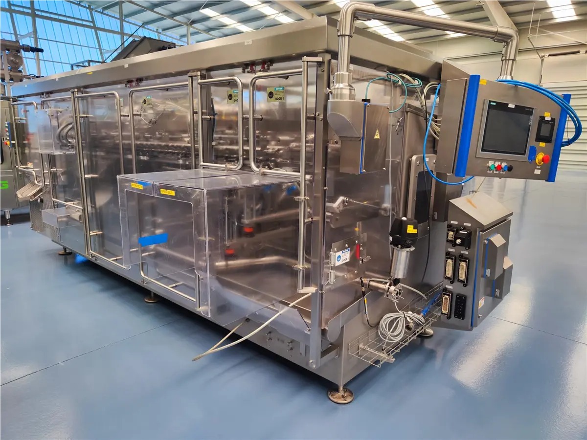 Mespack #H-320-SCD, pre-made pouch filler & sealer, 100 pouches/minute, 3 filling stations, 1 kg max. fill - Image 6