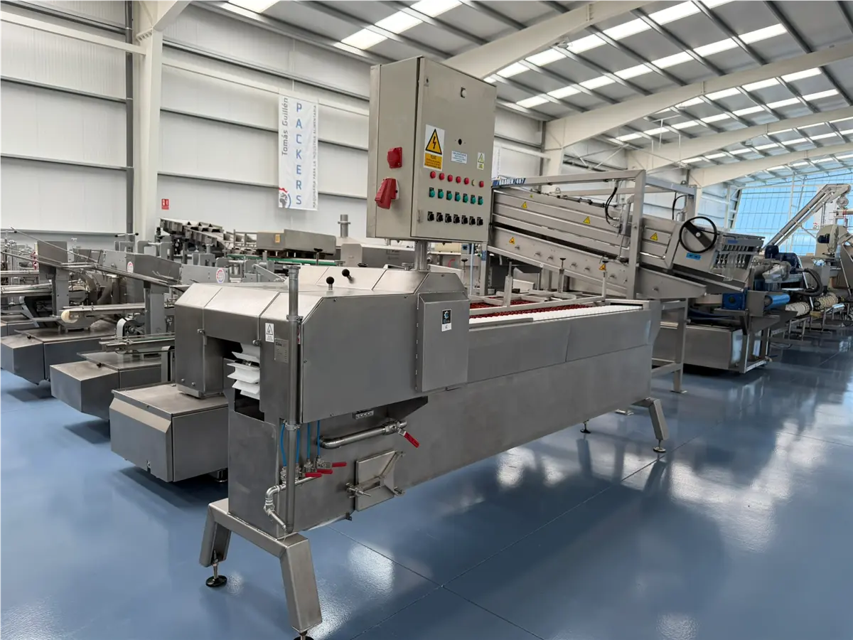 Carrera, sardine heading & gutting machine, Stainless Steel, vacuum gutting, fish up to 600 gr, w/ vacuum - Image 1