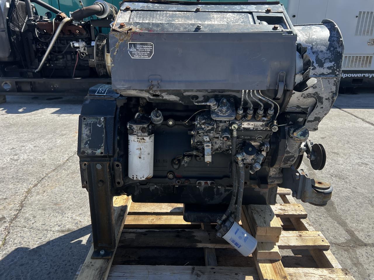 110 HP Deutz #BF4L913, Turbo Diesel Engine, fan housing broken, 11-1/2" flywheel, 3500 hours, 1995 - Image 8