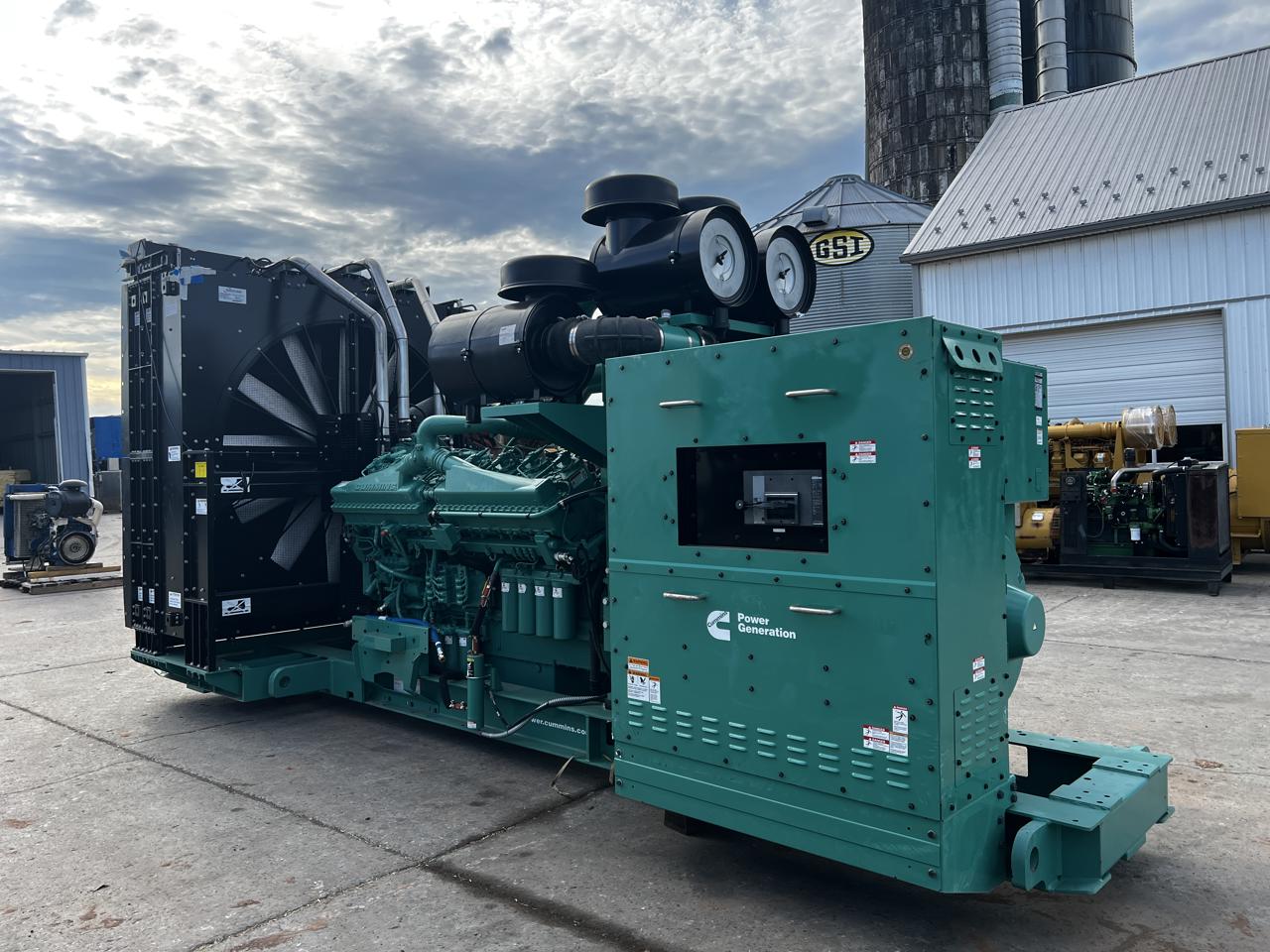 1500 KW Cummins/Onan #DQGAS-2160002, Diesel Generator Set, 277/480 Volts, 1800 RPM Cummins QSK50 engine - Image 3