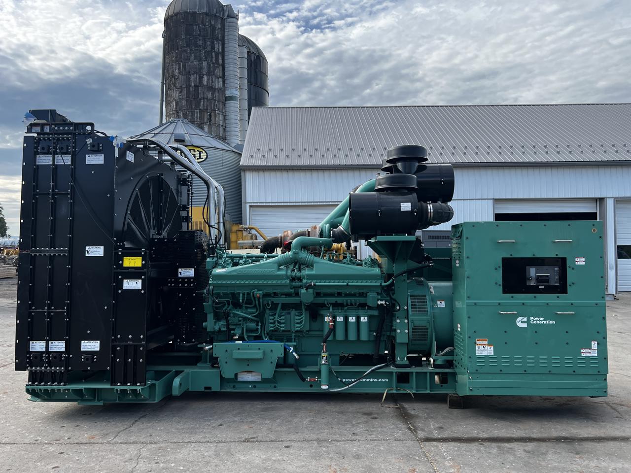 1500 KW Cummins/Onan #DQGAS-2160002, Diesel Generator Set, 277/480 Volts, 1800 RPM Cummins QSK50 engine - Image 4