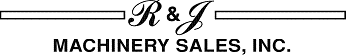 Logo for R & J Machinery Sales