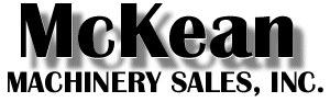 Logo for McKean Machinery Sales Inc