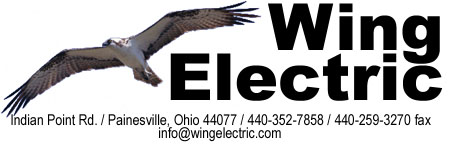 Logo for Wing Electric Inc.
