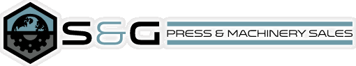 Logo for S & G Press & Machinery Sales