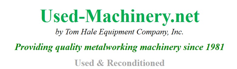 Logo for Tom Hale Equipment Co. Inc